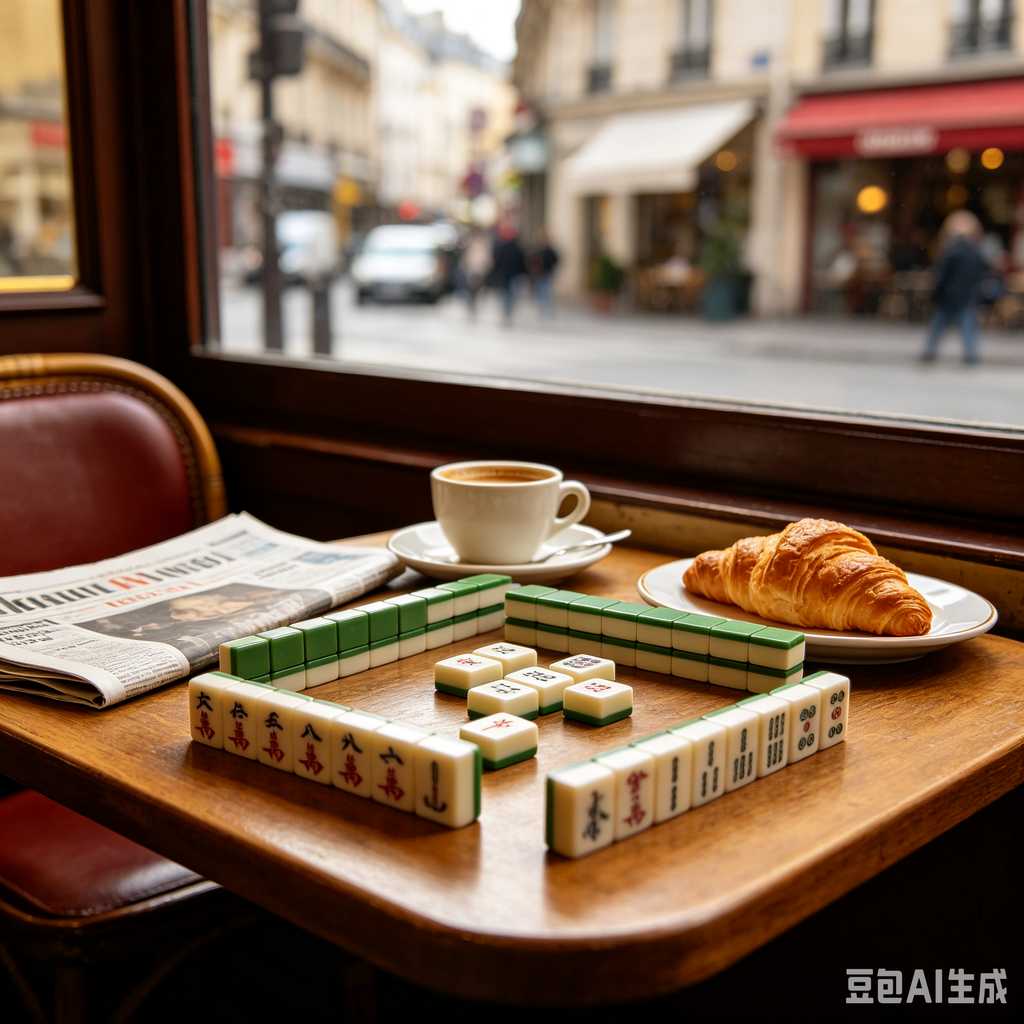 transparent mini mahjong set
