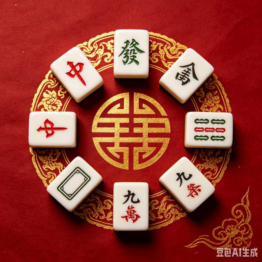 mahjong set with storage case