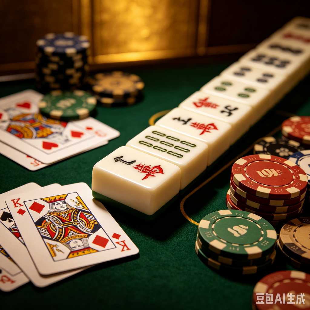 compact mahjong set with case