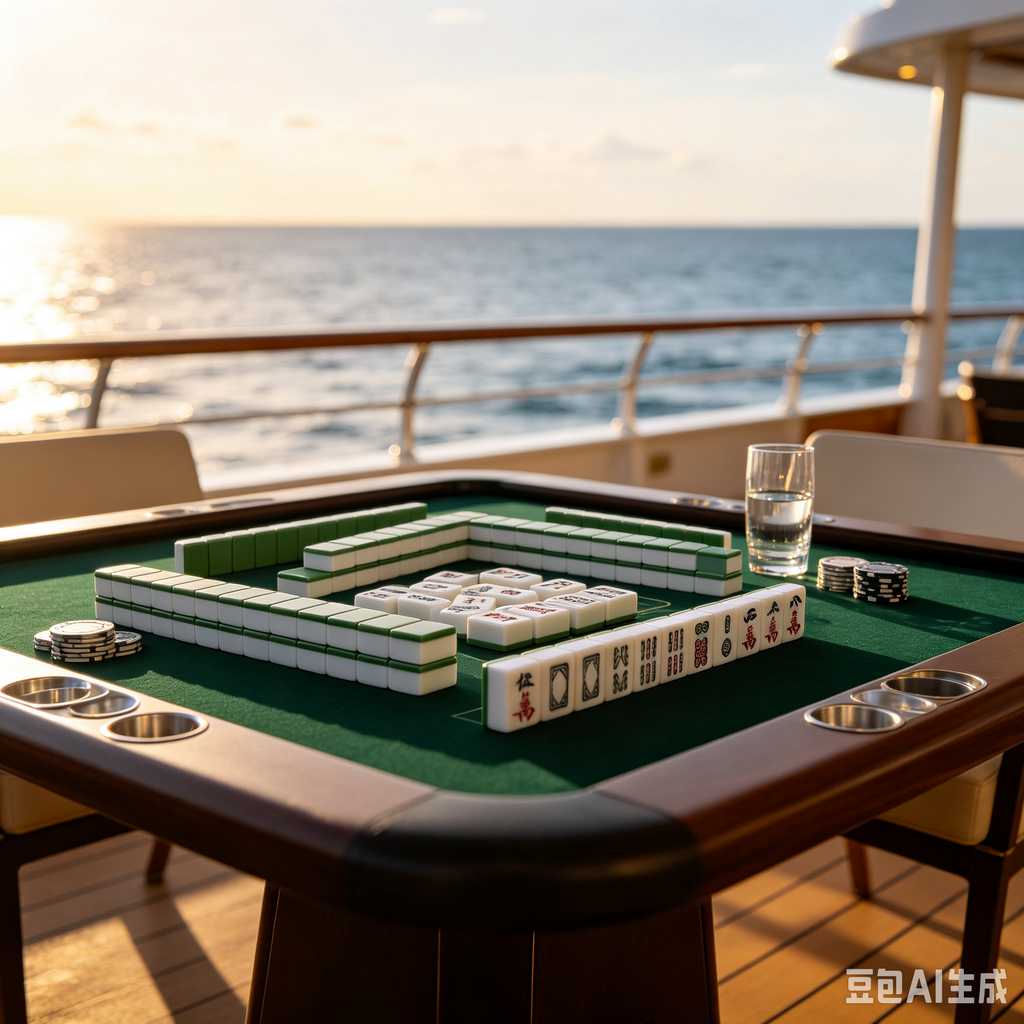 deep print mahjong set